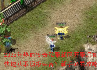 2025年热血传奇私服新区开服后如何快速获取顶级装备?新手必看攻略解析 2025年热血传奇私服新区开服后如何快速获取顶级装备?新手必看攻略解析