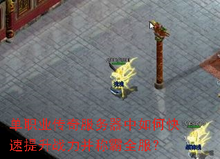 单职业传奇服务器中如何快速提升战力并称霸全服? 单职业传奇服务器中如何快速提升战力并称霸全服?