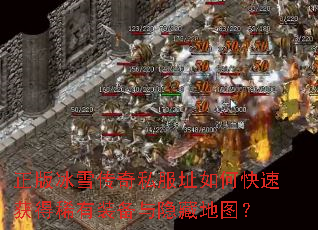 正版冰雪传奇私服址如何快速获得稀有装备与隐藏地图? 正版冰雪传奇私服址如何快速获得稀有装备与隐藏地图?