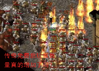 传奇免费后玩家数量真的增加了吗? 传奇免费后玩家数量真的增加了吗?